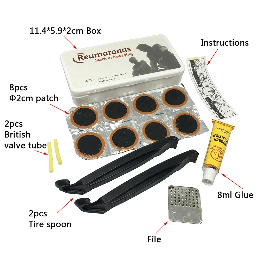 

2020 Portable Mountain Bike Repair Tools Kit for Multi-Purpose Emergency Tire Repair