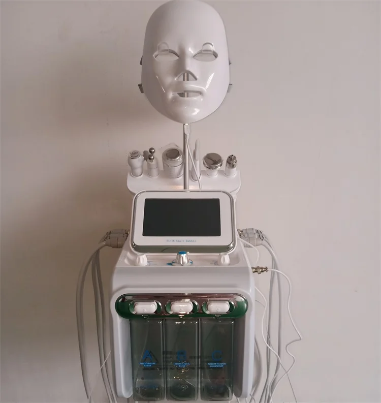 

7 in 1 Hydra Dermabrasion Diamond Peeling and Water Jet Beauty Aqua Peel Dermabrasion Facial Peel Machine With LED Mask