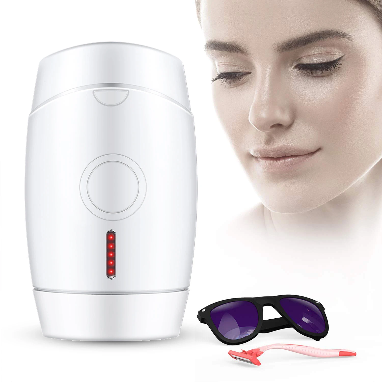 

Professional Handheld IPL Diode Laser Hair Removal Machine LED Electrolysis Epilator Underarm Leg Hair Remover Epilation Laser