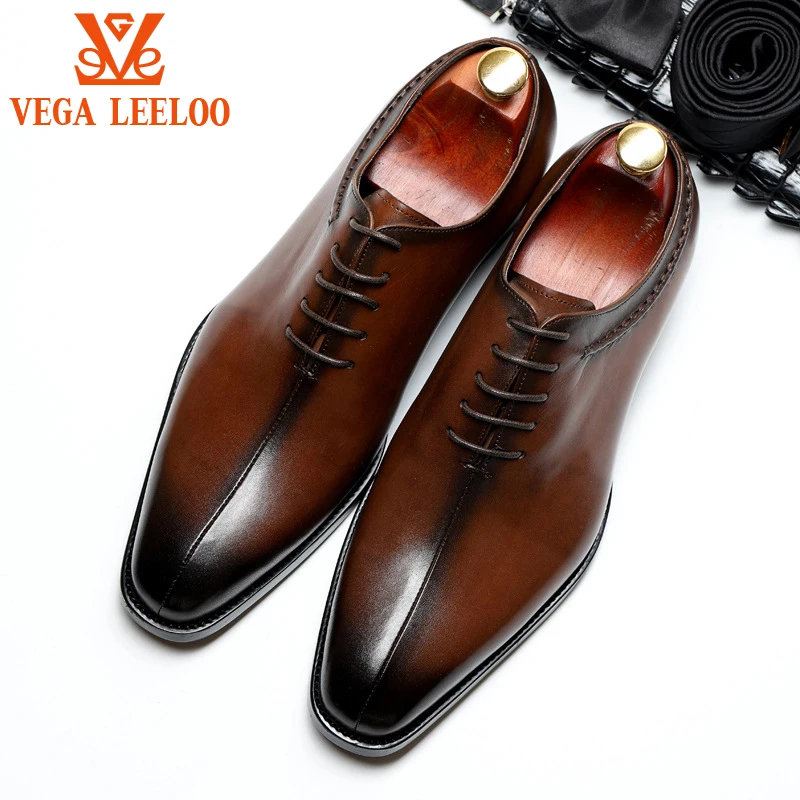 

Men's high quality business dress shoes trendy oxfords shoes, Brown & black
