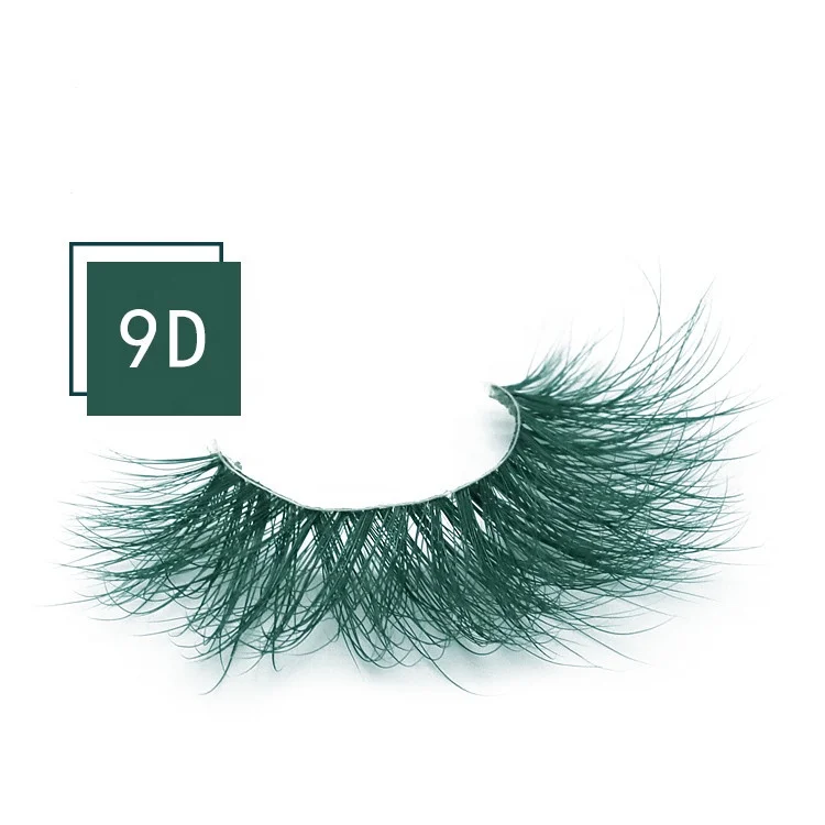 

Hot selling colorful wholesale eyelashes 3d faux mink, Wine red