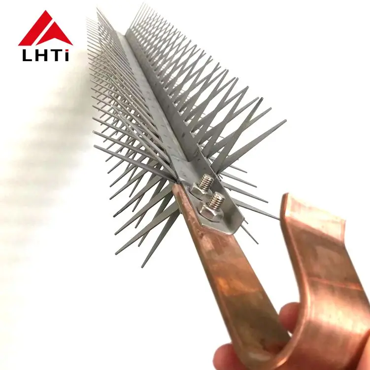 titanium jigs prat and racks for anodizing aluminium components.