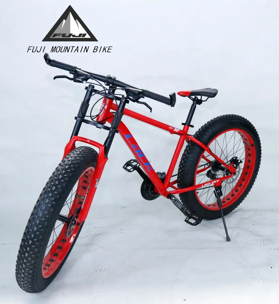 

Full suspension 21 speed Fat bike Fat cycle 26*4.0 fat tire bicycle beach snow mountain bike, Customized color