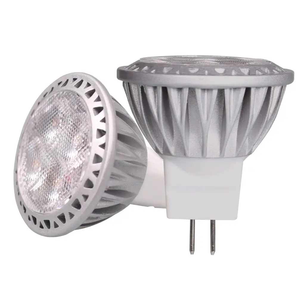 China Factory Promotion 12V 3W 320lm Aluminum MR11  LED Spotlights Light GU4 Base