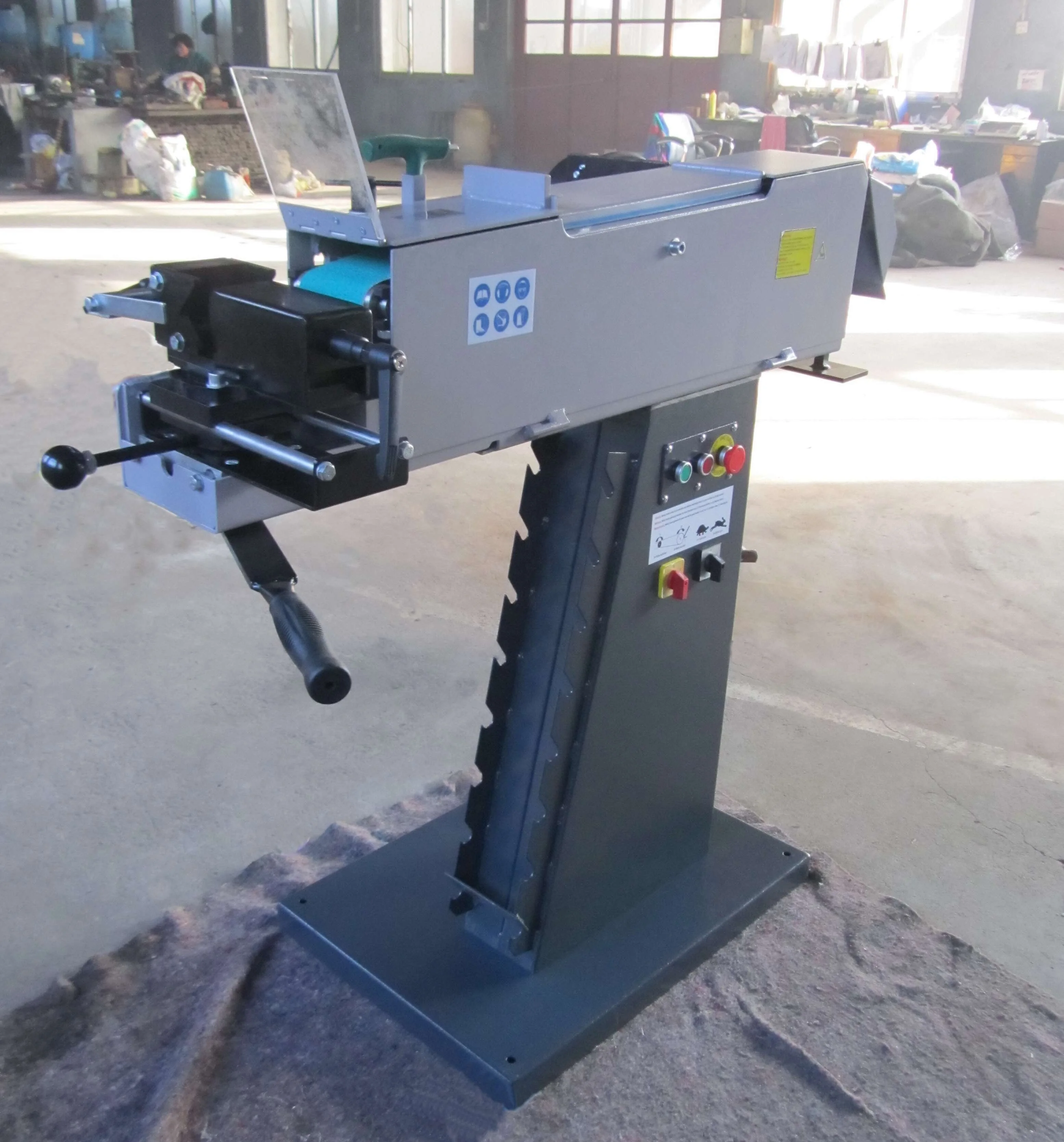 Multifunctioncal Belt Sander With Tube/pipe Notcher And Hand Nothcer