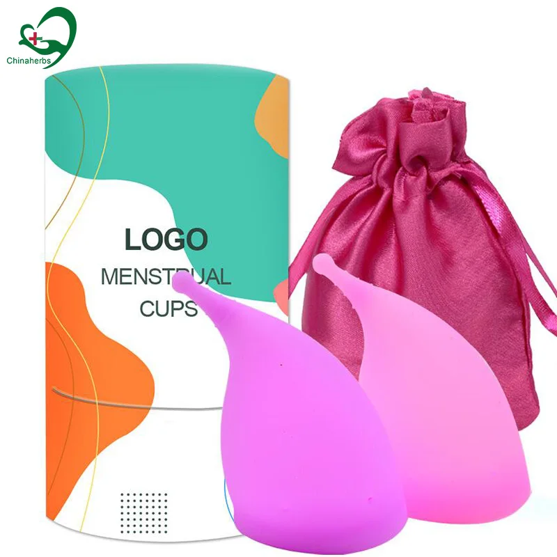 

Wholesale new packaging Copa menstrual cup reusable soft medical silicone lady period, White, pink,purple