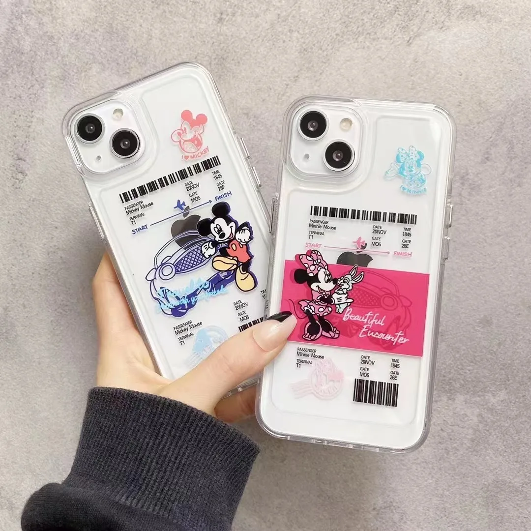 

New Design TPU+Acrylic Cartoon Mouse Mobile Phone Hard Case Protective Cover for iPhone11Promax 13 12 xsmax8plus