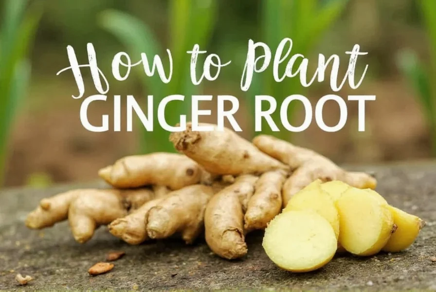 how to plant ginger root