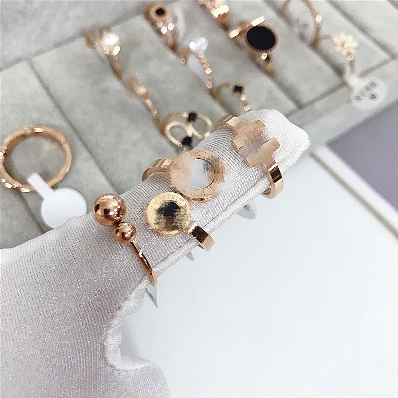 

hot sale jewelry ring wholesale women rings titanium steel lot fing rings for women in bulk stainless steel jewelry