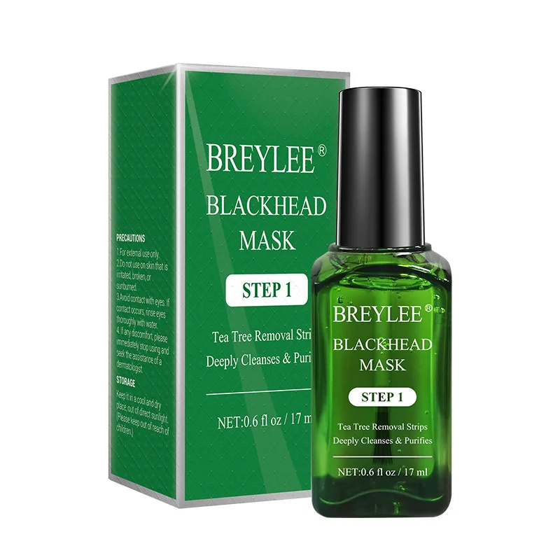

BREYLEE Black Mask liquid Blackhead Remover Serum Face Mask Acne Treatment Moisturizing Essence Skin Care 17ml B1