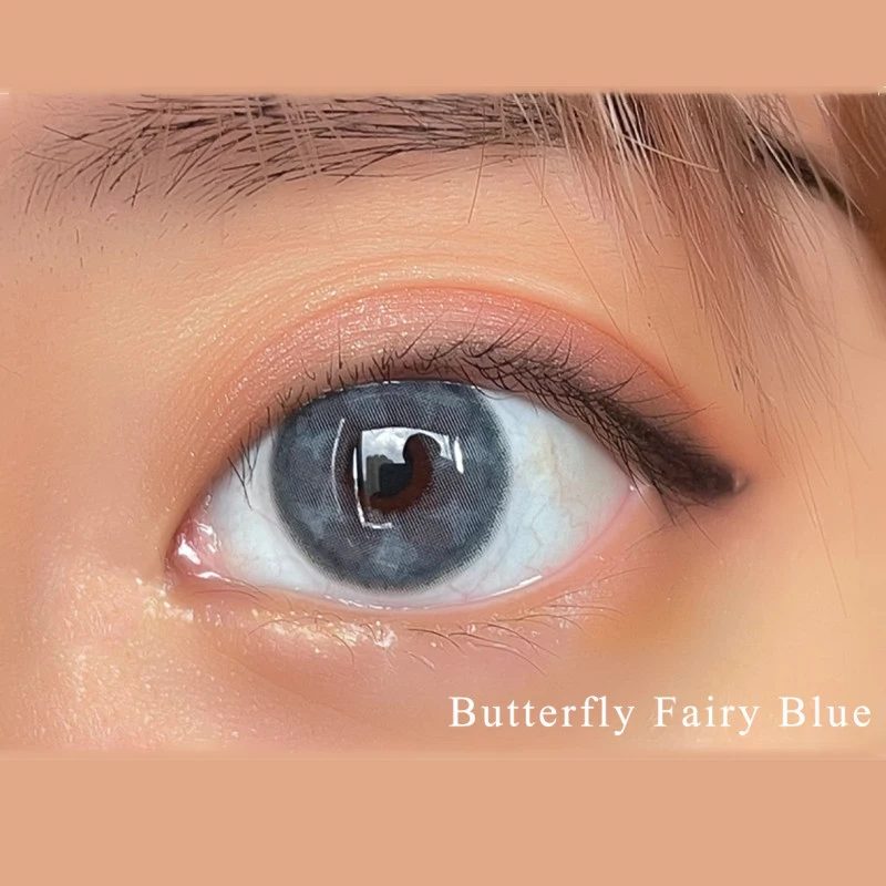 

Fresh Lady Butterfly Fairy Blue wholesale eye natural color doll contact lenses lentes de contacto