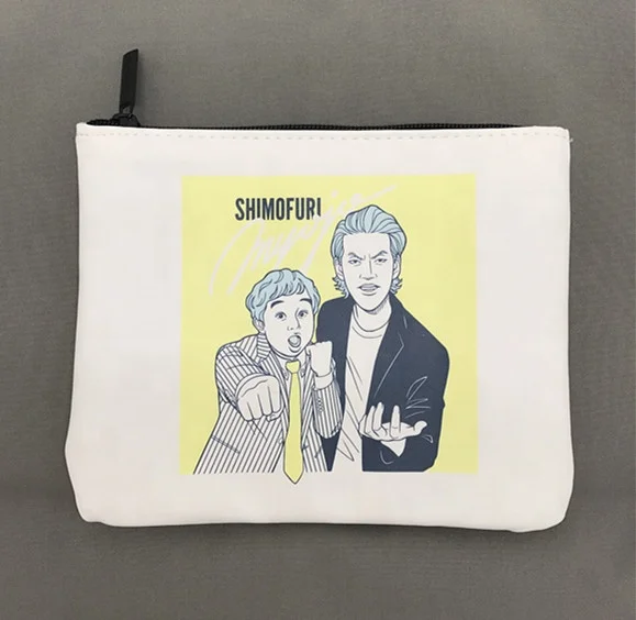 

Custom digital printing pvc leather zipper travel cosmetic makeup bag, White