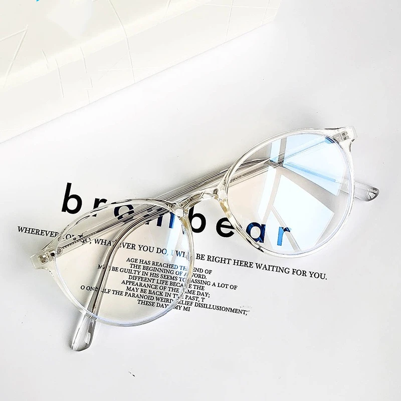 

Vintage round Anti blue Light Metal Glasses Frames Men Women Optical Fashion Computer Eyeglasses, 4colors