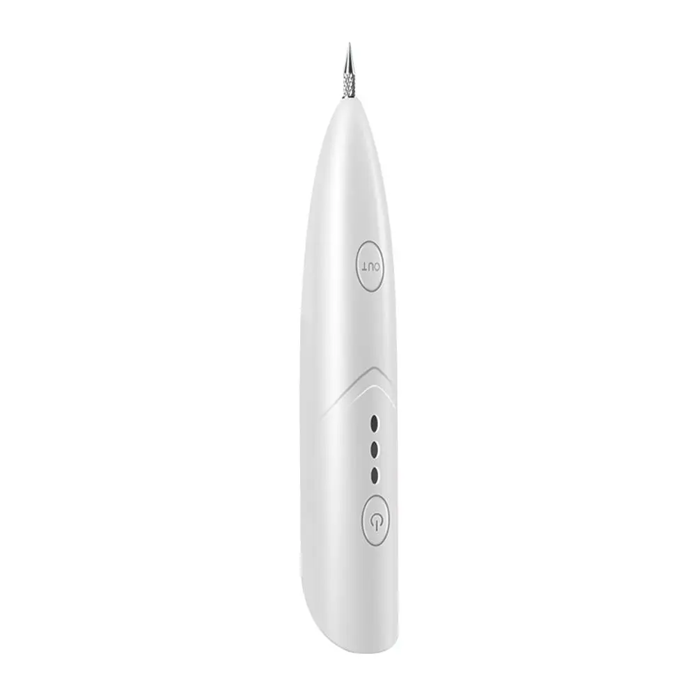 

Portable skin care product acne scar tattoo plasma beauty freckle point dark laser spot remover mole removal pen, White