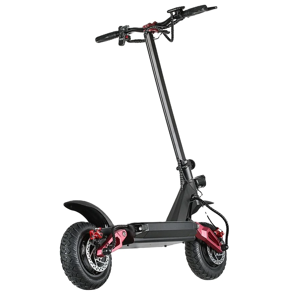 

Most Power Foldable Electric Scooter,Off Road Kick Scooter Ecorider E4-9 60v 3600w For Adults, Black , red