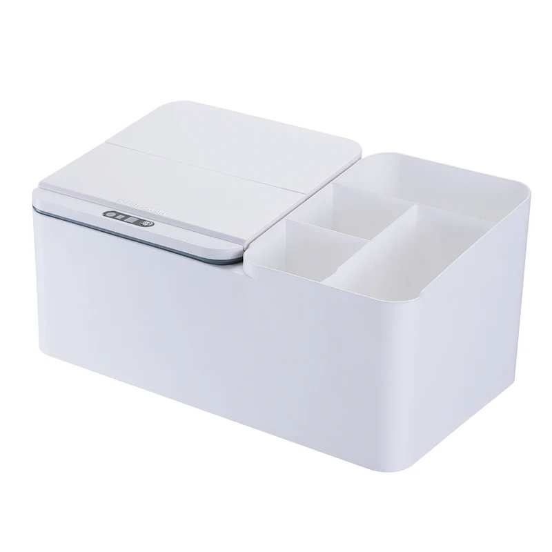 

#Intelligent induction electric desktop storage box tissue box sundries snacks skin care cosmetics storage box automatically UVC