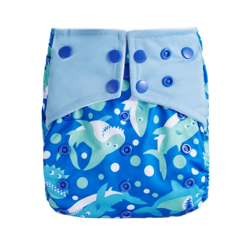 

2021 New Washable Cloth Diaper Ecological Suede Inner Cloth Diapers Reusable Pocket Nappies