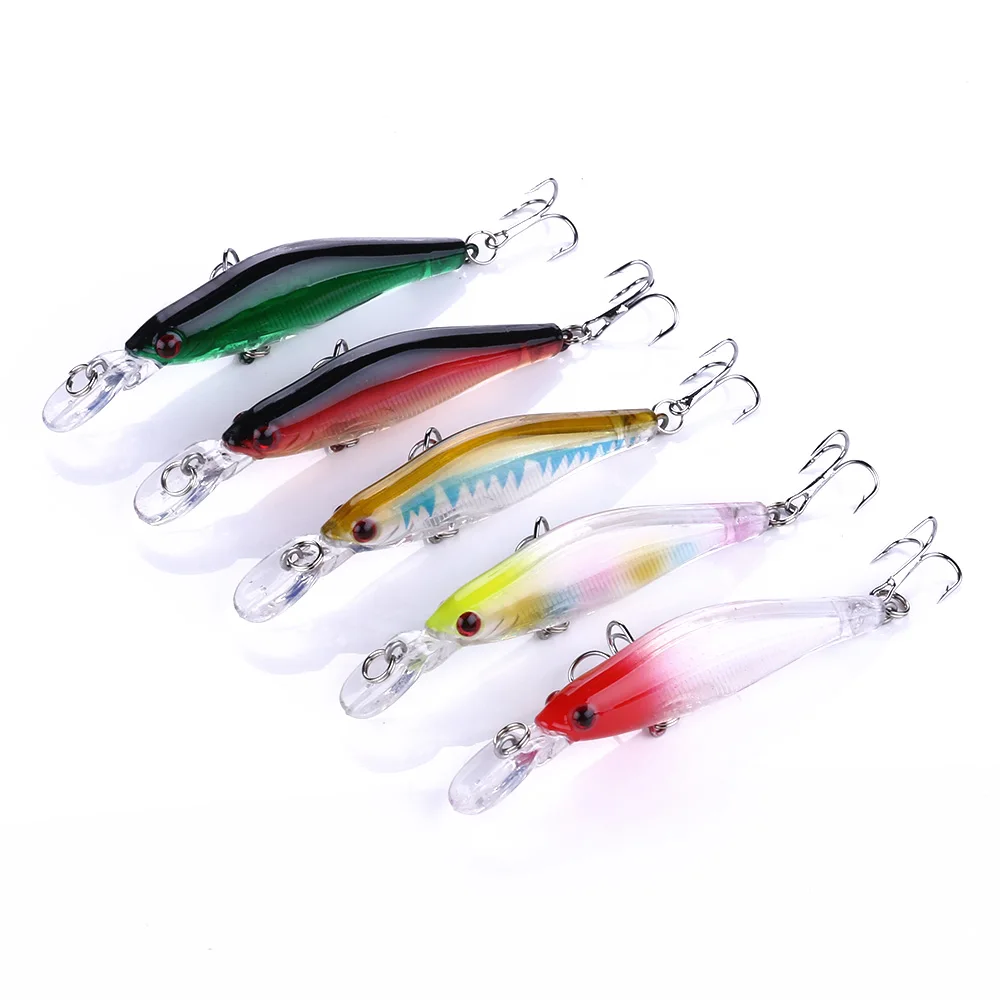 

HENGJIA Top fishing equipment Minnow bait 8CM/6.3G hard fishing lure, Choose