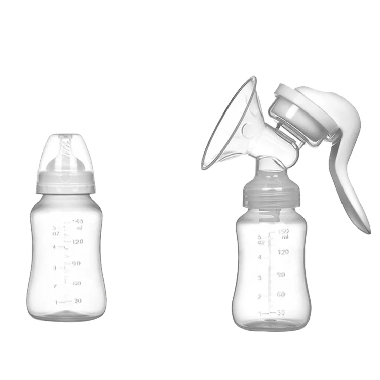

Best Affordable Silicone Manual Breast Pump Baby Milk Pump For Sale, White