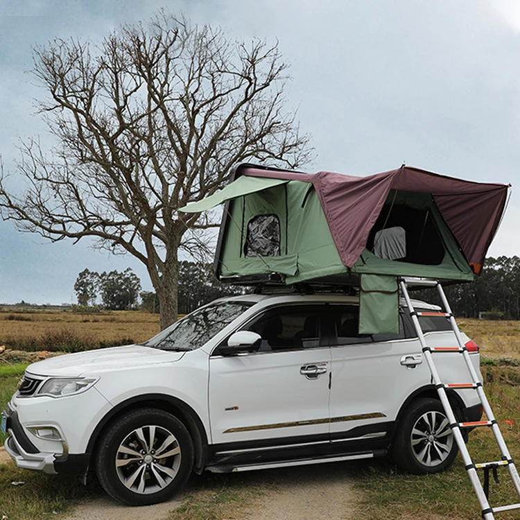 

CRT017 High Quality Cheapest 4 Person 4x4 Car Auto Camping Aluminum Hard Shell Roof Top Tent For 4 Person