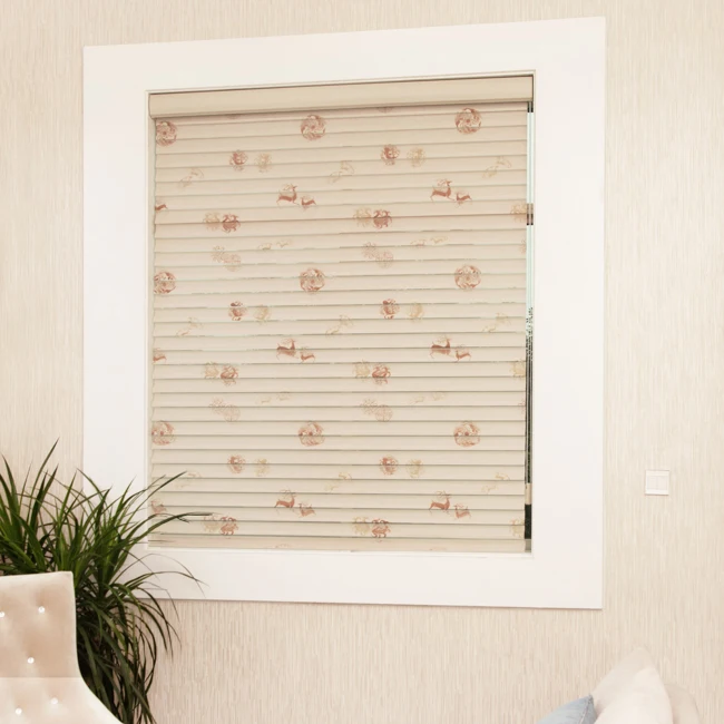 
New Design Shangri-la Roller Home Office Sheer Blinds Shade Custom Size Shutter Windows Fabric Curtain Sheer with Blinds 