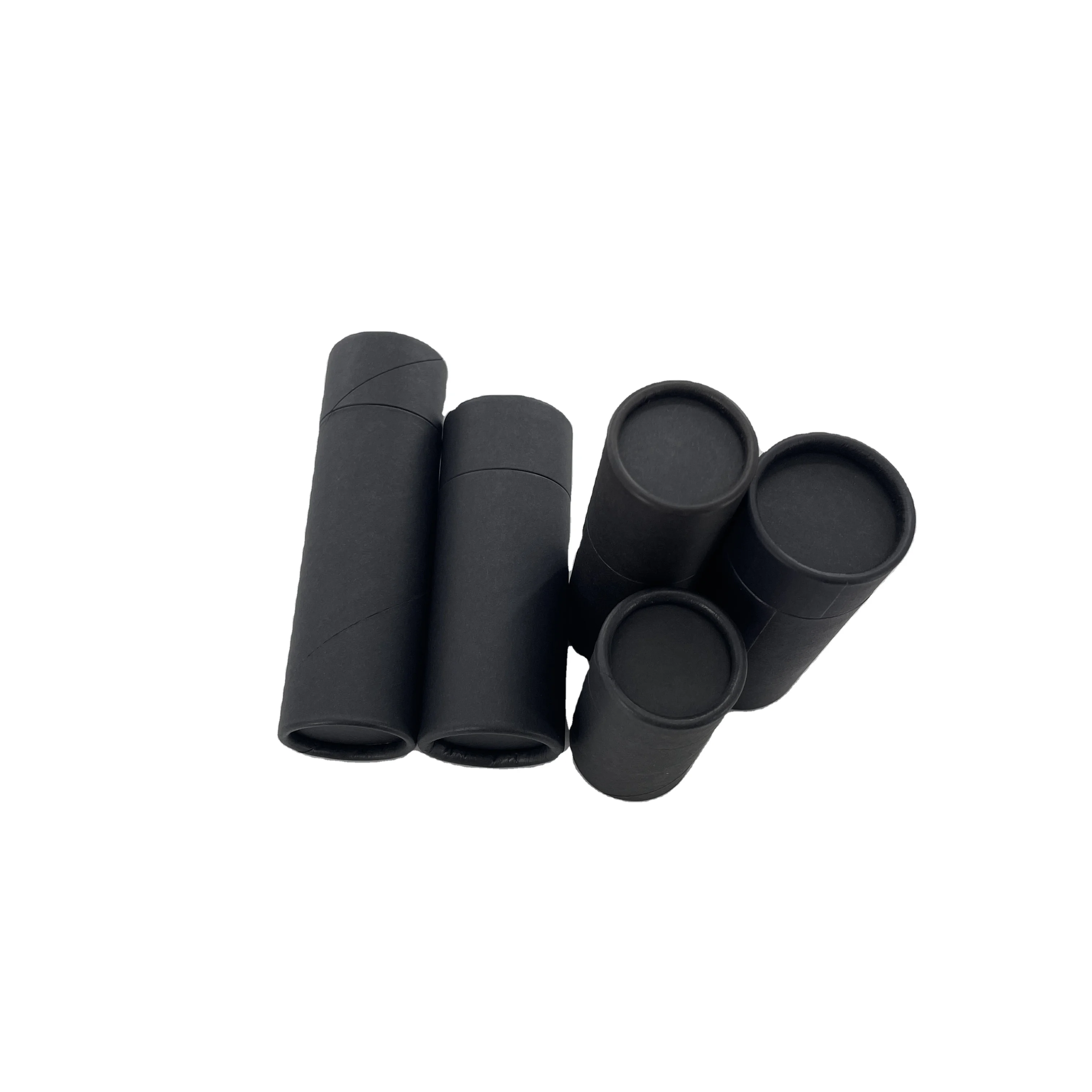 

Recycled 2.5 oz Cosmetics Paper Tube Lip Balm Tubes Packing Box Set