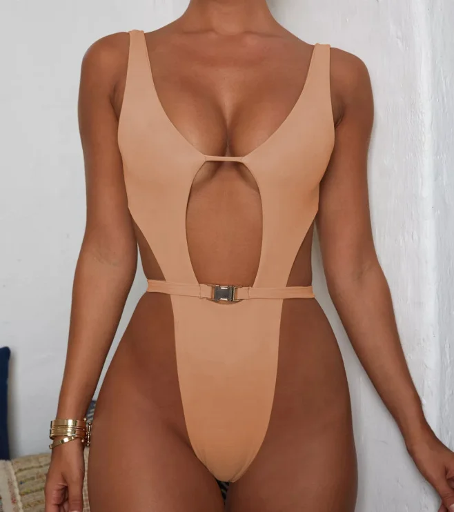 

2021 New African Beachwear Women Bikini One Piece Swimsuit
