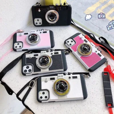 

2021 Emily in Paris 3d Phone Case For iPhone 13 12 Mini Camera Design Phone Case For iPhone 13 12 11 Pro Max 7 8 P Accessories