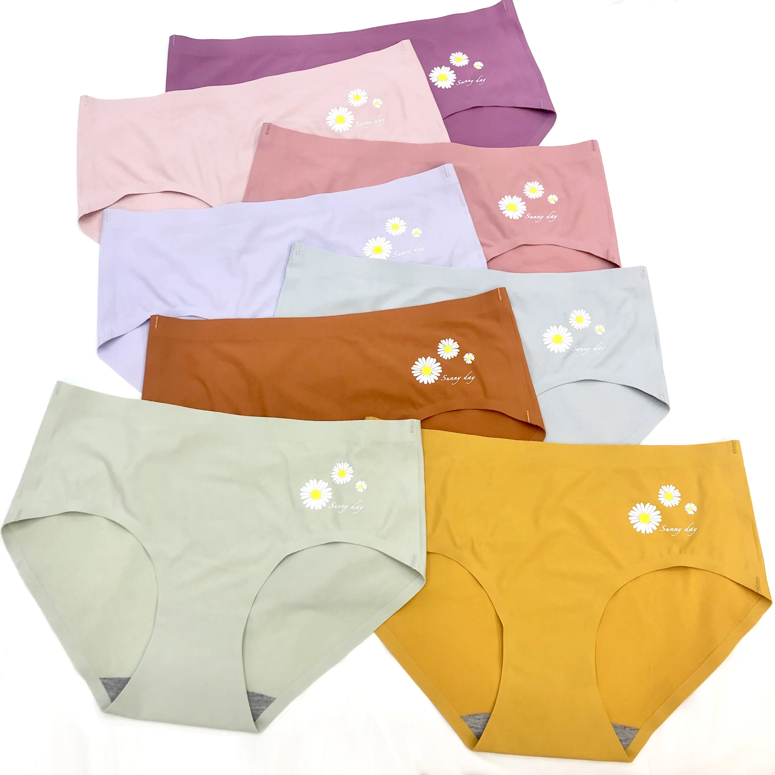 

Factory Outlet New Anti-Bacterial panties ladies Appliques underwear women traceless panties, Ginger,green,light blue,brick-red,light purple,deep purple,pink,coral