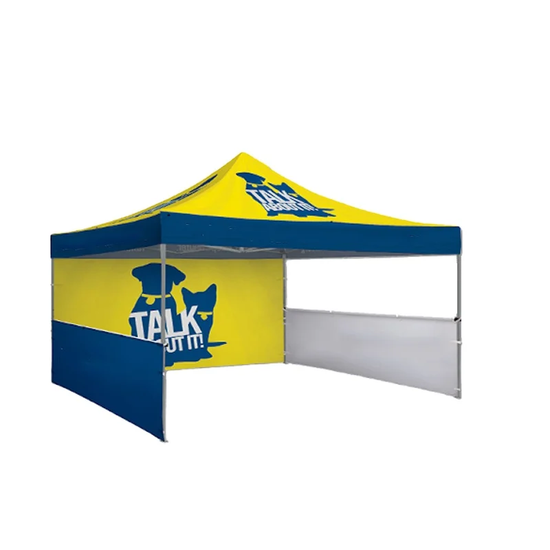 

600D heat transfer print logo customized full color tent