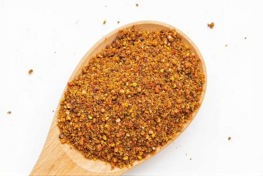 Close-up of jerk seasoning ingredients