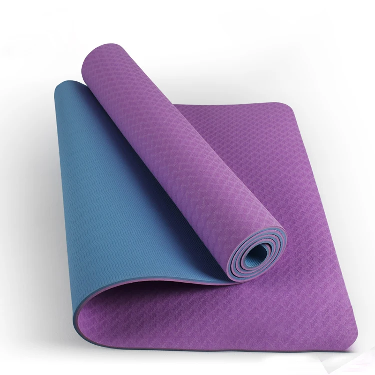 

Best quality non slip new type double layer tpe yoga mat, Customized