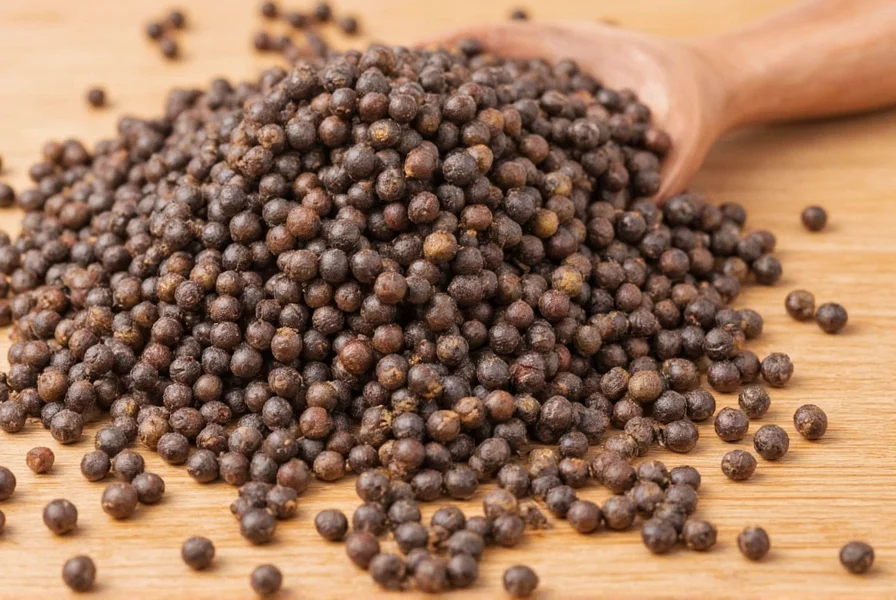 Hand grinding fresh black peppercorns onto a salad with vegetables and olive oil