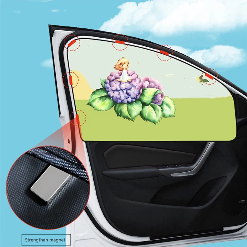 

Rownfur drop shipping Rownfur Amazon ebay Universal shades magnets sunscreen heat insulation folding car sun shades, Customized color sunscreen heat insulation sun shades