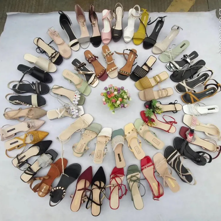 

WZY's best selling fashion summer women's shoes Stocklot