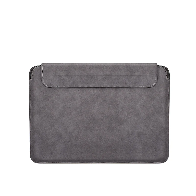 

High quality dark gray light and thin fashion business PU waterproof document bag notebook men's computer bag