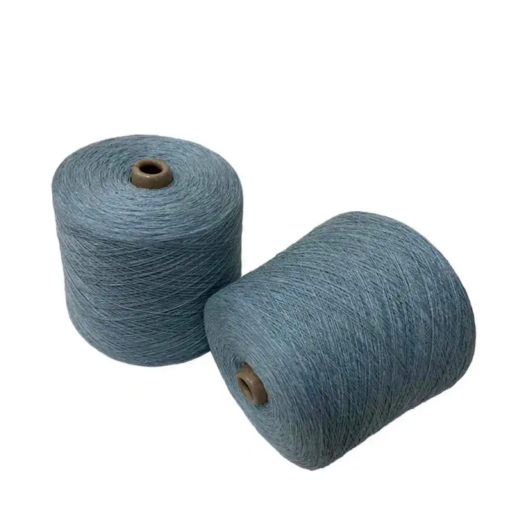 

Wholesale in stock multicolor Knitting thread yarn 2/26Nm cashmere like chunky yarn 100% australian merino wool yarn for weaving