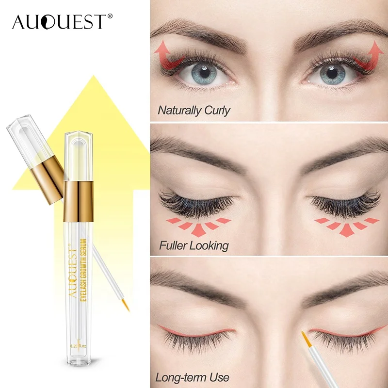 

OEM Organic Natural Eyelash Growth Serum Eyebrow Grower Serum Bottle Fluid, Clearly