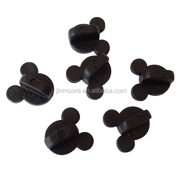 Wholesale Custom Mouse Shape Black Push On Rubber Pin Badge Backs Buy