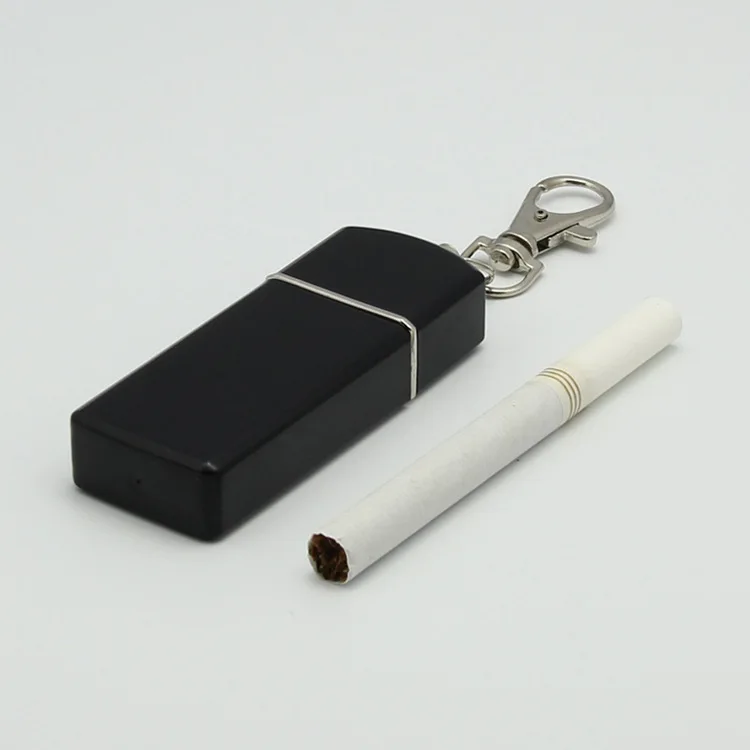 

Creative Outdoor Portable Mini Pocket Sliver Ashtray With Key Chain, Picture