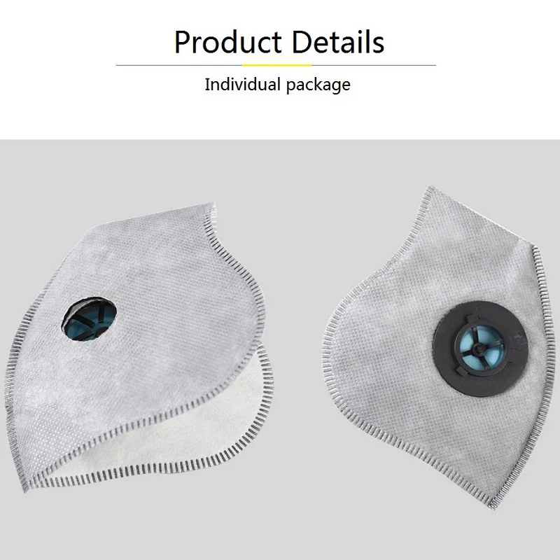 Innovation Electric Mask USB Rechargeable Black Sports Mask With Carbon Filter Anti Virus Mask