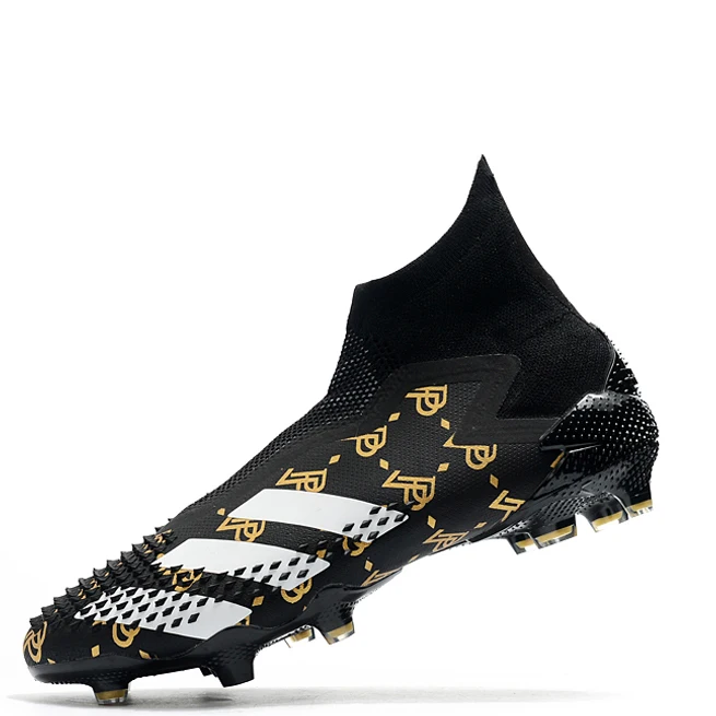 

Comfortable and breathable high top soccer shoes and boots, Black