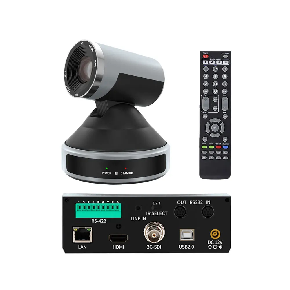 

JJTS remote working hybrid classroom camera and audio ptz camera with hdm 3g-sdi output studio video sdi ip broadcast camera