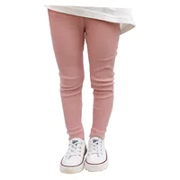 

Girls leggings autumn ribbed cotton trousers