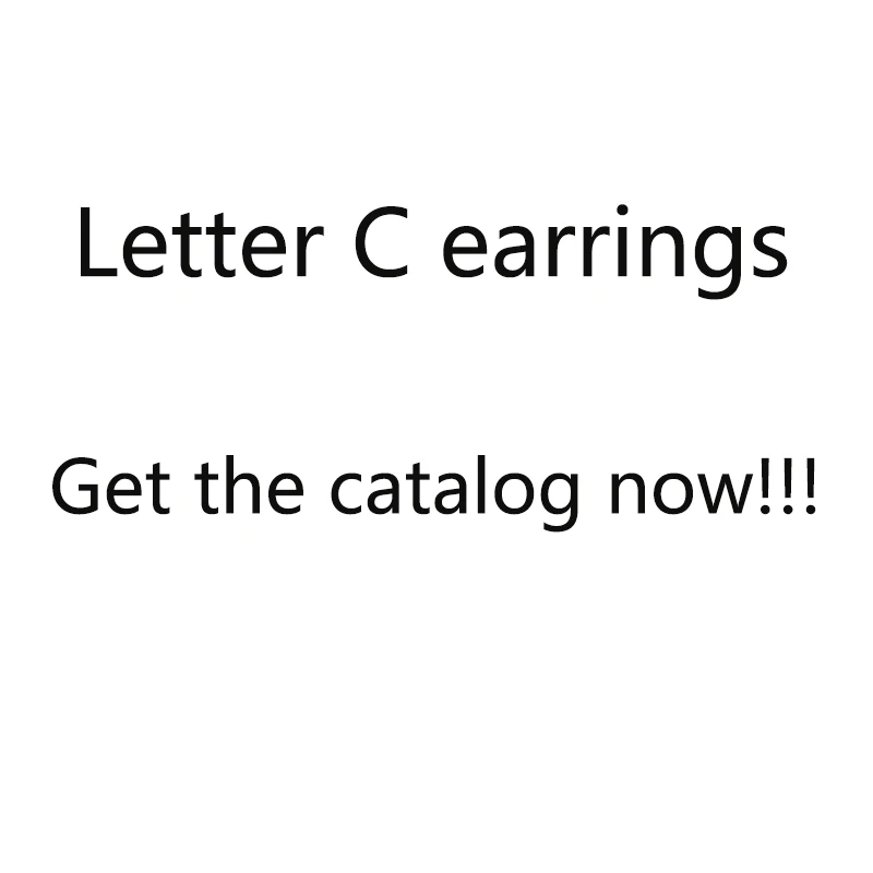 

Luxury Bling Crystal Diamond Earrings With Letters SLY Letter Earrings, Gold silver