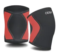 

Low MOQ Custom Logo Factory Price Knee Sleeves Support Compression Powerlifting 5mm 7mm Neoprene Knee sleeve
