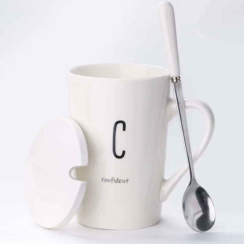 

High quality tea customized porcelain coffee ceramic mug cup for couple