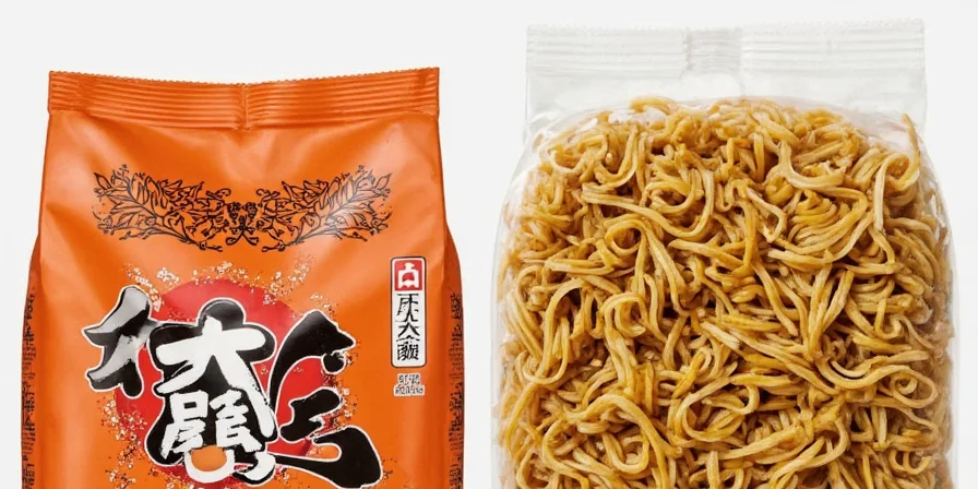 Spice rack with key ingredients for japachae