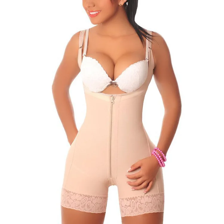 

Full Body Shaper Reductive Girdles Underbust Corset Bodysuit Waist Trainer Butt Lifter Shapewear Slimming Underwear, Black,nude