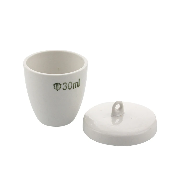 
High temperature alumina combustion ceramic crucible 